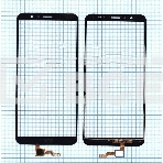 Сенсорное стекло (тачскрин) для Huawei Honor 7X, черное, фото3