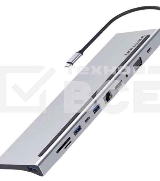 Мультифункциональная док-станция Vention USB Type C 11 в 1