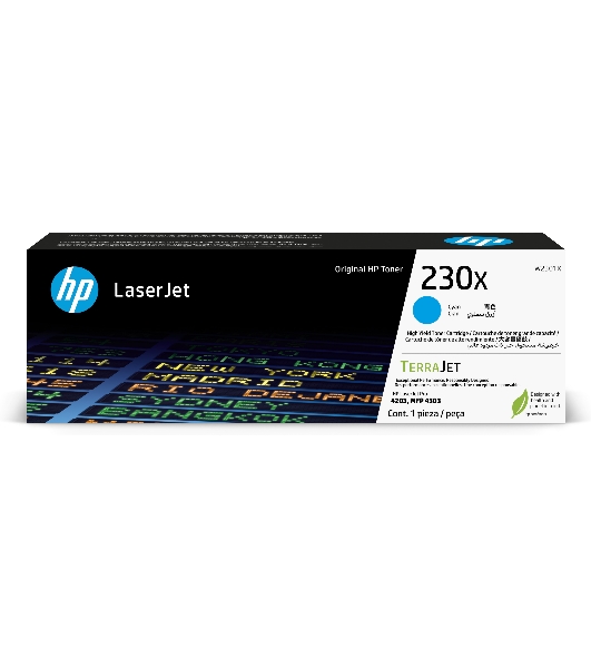 Картридж лазерный HP 230X Cyan Original LaserJet Toner Cartridge