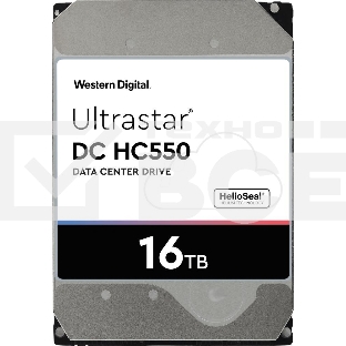 Жесткий диск WD SATA 16TB 7200RPM 6GB/S 512MB DC HC550 0F38466