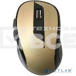 Мышь беспроводная Qumo Office Line M64 золотистый, 1600 dpi, радиоканал, USB, кнопки - 6, фото3