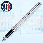 Ручка перьевая Waterman Hemisphere (CWS0920410) Steel CT F сталь нержавеющая подар.кор., фото3