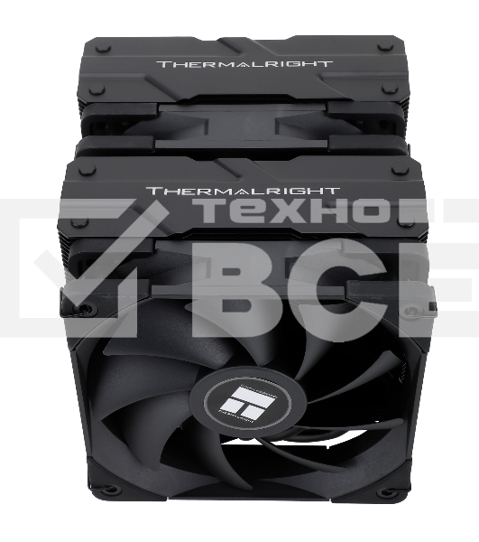Устройство охлаждения(кулер) Thermalright Peerless Assassin 120 Soc-AM5/AM4/1151/1200/1700 черный 4-pin 25.6dB Al+Cu 750gr Ret (PA120-BLACK)
