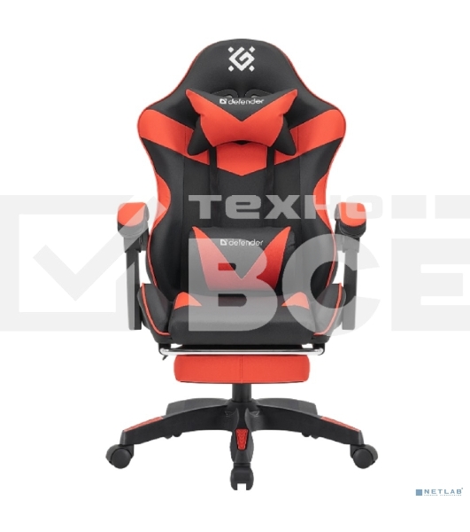 Кресло игровое Defender 64057 TORNADO BLACK/RED PU