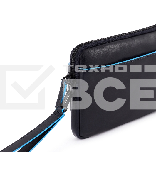 Клатч мужской Piquadro Blue Square Revamp AC5946B2VR/BLU, синий, натур.кожа
