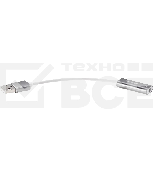 Переходник аудио USB2.0(M)-->3.5мм F (гнездо) Telecom  0.1м