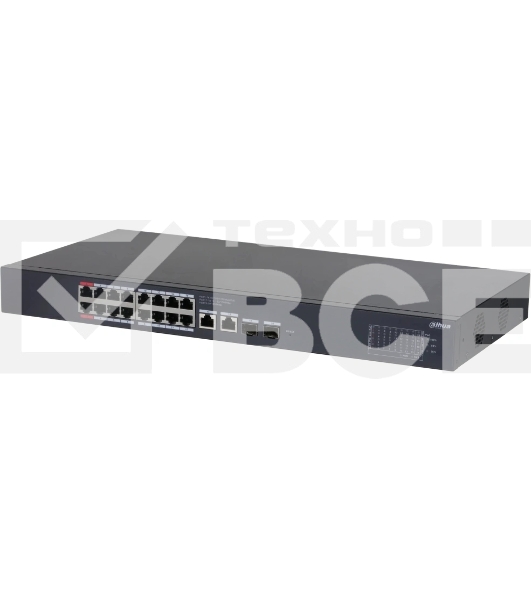 Коммутатор Dahua DH-CS4220-16GT-190 16x100 Мбит/с 2x1 Гбит/с 2xКомбо(1000BASE-T/SFP) управляемый