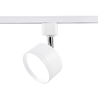 Трековый однофазный светильник Ambrella light GL5356 WH белый GX53 max 12W