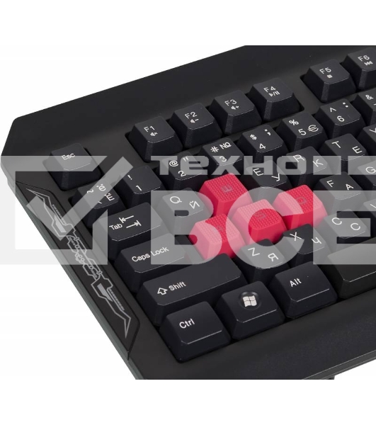 Клавиатура A4Tech Bloody Q100 проводная USB черный