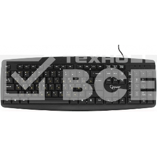 Клавиатура Gembird KB-8351U-BL проводная, USB, черный