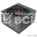 Блок питания Ginzzu CB700 12CM черный,24+4p,2 PCI-E(6+2), 6*SATA, 3*IDE,оплетка MB, кабель питания, фото 1