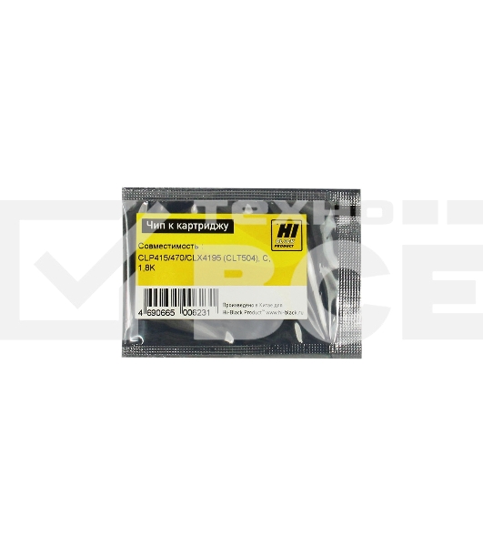 Чип к картриджу Samsung CLP-415/470/CLX4195 (Hi-Black), CLT504, 1.8K, C