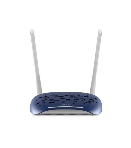 Маршрутизатор TP-Link VDSL/ADSL 300Mbps Wi-Fi VDSL/ADSL Modem Router, 802.11b/g/n, 300Mbps at 2.4GHz, 4 FE LAN ports, 2 fixed antennas, Clound Support, with VDSL splitter, Annex A/B