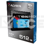 Накопитель SSD ADATA SU800, 512Gb, SATA III, 2.5
