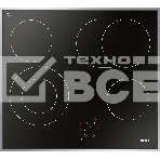 Встраиваемая варочная панель Hansa BHCI66706 Стеклокерамика, независимая, сенсорное управление, таймер, рамка, черная, фото3