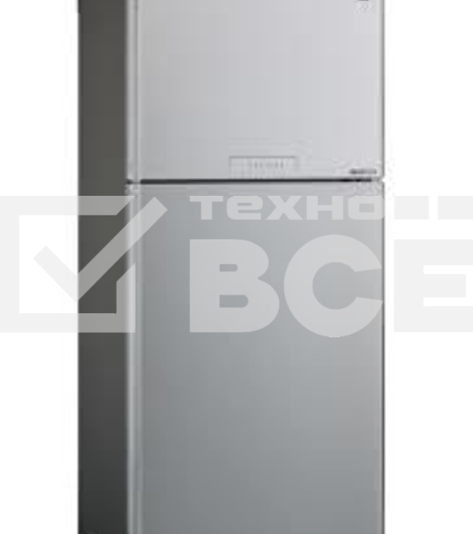 Холодильник Sharp SJ-XG55PMSL серебристый двухкамерный 394/162 л морозилка сверху