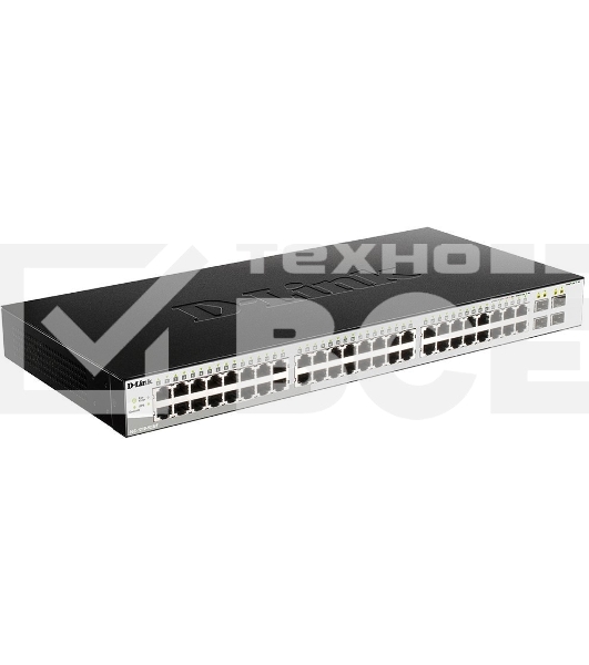 Коммутатор D-Link Managed Gigabit Switch with 48 10/100/1000Base-T + 4 SFP Ports DGS-1210-52/ME/B1A