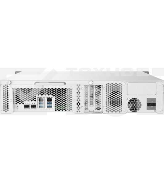 Сетевое хранилище без дисков SMB QNAP TS-832PXU-4G 8-Bay AL324 quad-core 1.7 GHz 2U rackmount NAS, 4GB DDR4 UDIMM RAM (max 1x16GB), SATA 6Gb/s, 2x 10GbE SFP+ LAN, 2x2.5 GbE LAN, 1x PCIe Gen2 x2 slot. W/o RAIL-B02