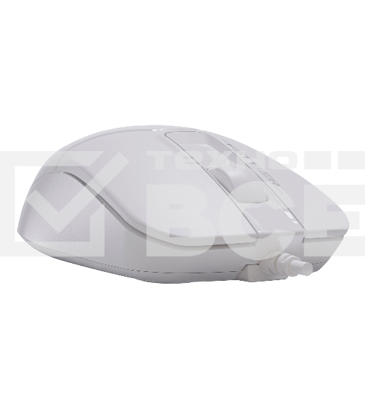 Мышь проводная A4Tech Fstyler FM12S белый, 1200 dpi, USB, кнопки - 3