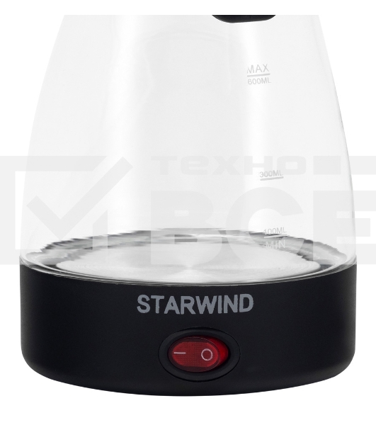 Электрическая турка Starwind STG6051 черный, исп. кофе - молотый, 0.6 л, 600 Вт.