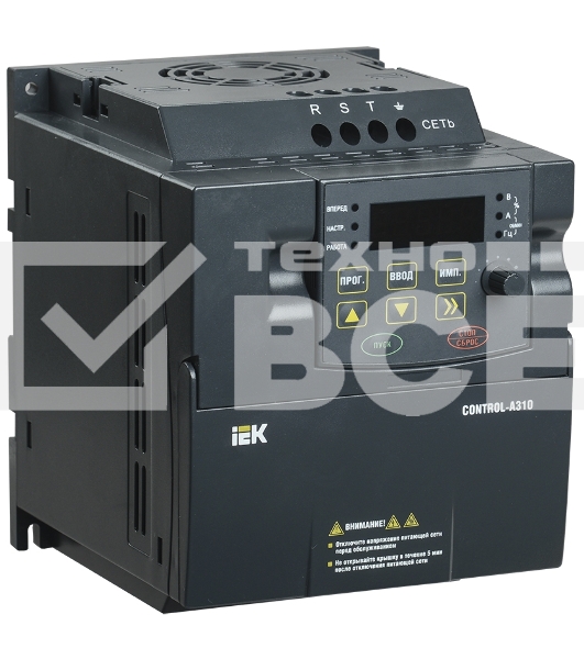 Преобразователь частоты CONTROL-A310 380В 3ф 3.7кВт 8.8А ИЭК CNT-A310D33V037TEZ