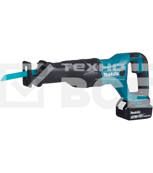 Ножовка MAKITA DJR186RFE 18726618в 2х3ачli-ion 0-2800об\м ход-32мм рез-255мм 3.5кг чем подсв