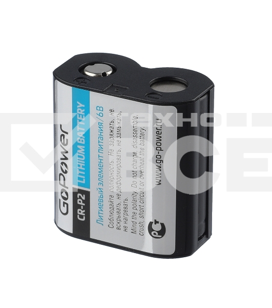 Батарейка GoPower CR-P2 BL1 Lithium 6V (6204) (1 шт.)