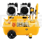 Компрессор безмаслянный малошумный DLS 2200/50, 2200 Вт, 2х1100, 50 л, 380 л/мин  Denzel, фото4