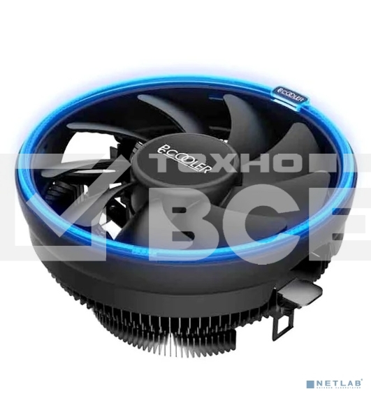 Кулер PCCooler E126MB черный 120мм алюминий 1800rpm 26.5db 4-pin 92W 70мм