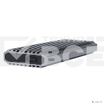 Внешний корпус Gembird EEM2-SATA-3 USB 3.1 для M2 SATA порт Type-С, RGB подсветка, металл, серебристый, фото3