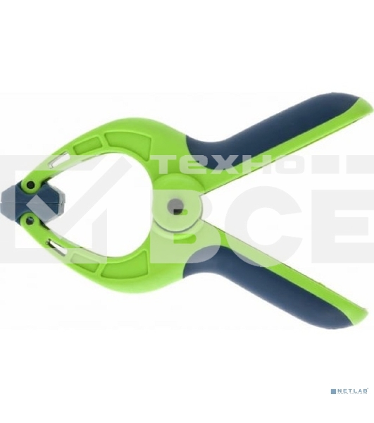 Струбцина клещеобразная Сибртех, пл. корп., 2-х комп. рукоятки, усиленная пружина,1-5/8