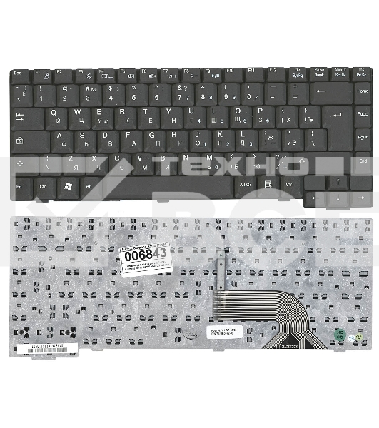 Клавиатура для ноутбука Fujitsu Siemens Amilo M6450 M6450G черная