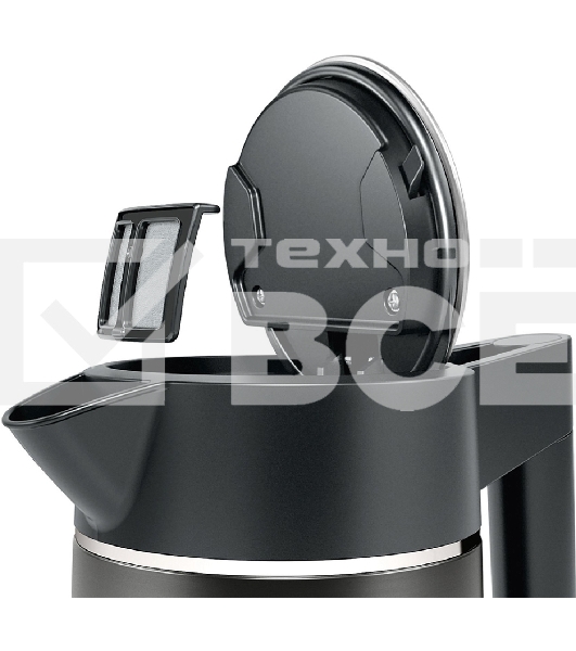 Чайник Bosch TWK5P475 Цвет: графитовый, 2400 Ватт, скрытый нагр.элемент, 1.7 л