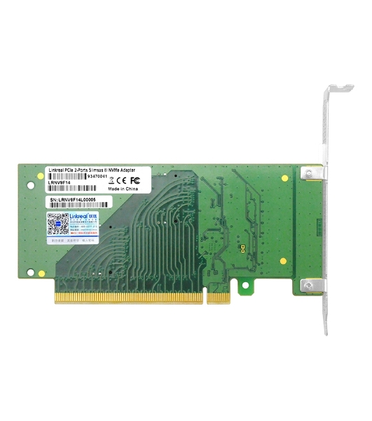 Адаптер для SSD PCIe x16 to Two SlimSAS SFF-8654 8i Adapter