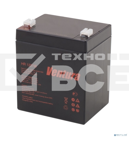Батарея Ventura HR1221W  12V  5Ah