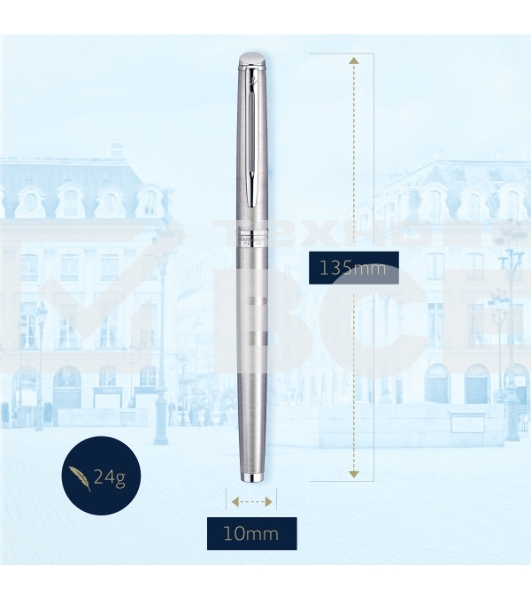 Ручка перьевая Waterman Hemisphere (CWS0920410) Steel CT F сталь нержавеющая подар.кор.