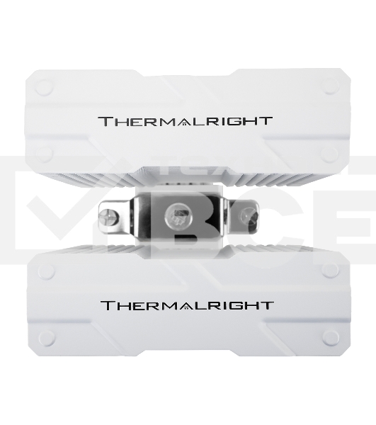 Кулер для процессора/ Thermalright Peerless Assassin 120 White (4-pin PWM, 157mm, Ni/CU, 6x6mm, 2x120mm, 66.17CFM, 25.6dBA, 1550RPM, S: 1700, 1200, 20XX, 115X, AM5, AM4)