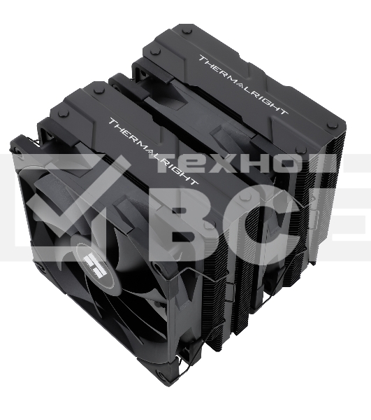 Устройство охлаждения(кулер) Thermalright Peerless Assassin 120 Soc-AM5/AM4/1151/1200/1700 черный 4-pin 25.6dB Al+Cu 750gr Ret (PA120-BLACK)