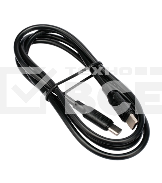 Кабель USB2.0 Cablexpert СС-USB2.0-240W-1M Type-C/Type-C, 5А, 240Вт, PD3.1/QC4.0, медь, 1м, черный, пакет