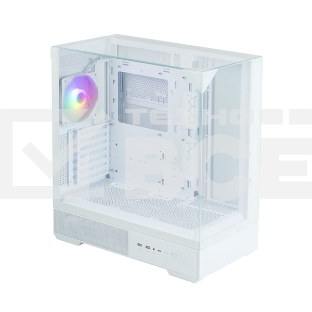 Корпус ZALMAN P40 Prism, ATX, WHITE, WINDOW, 2x3.5