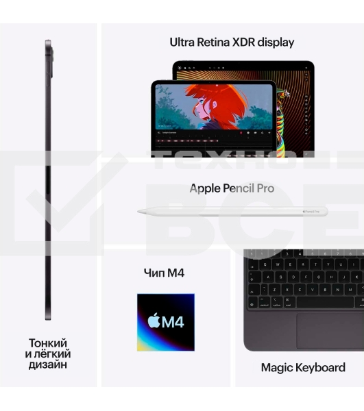 Планшет Apple iPad Pro 2024 A2836 11