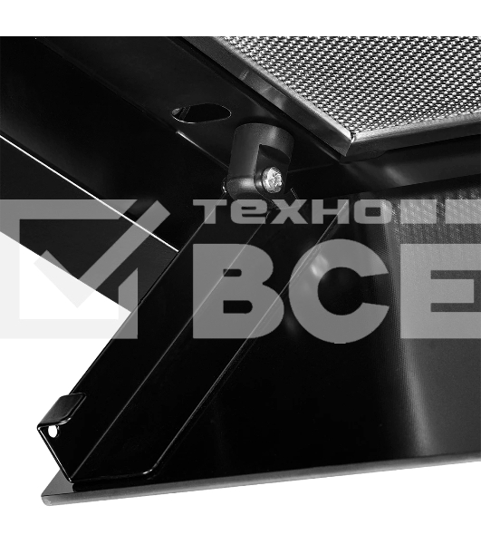 Встраиваемая вытяжка MONSHER INNA 40 Noir, 40 см, производительность 750 м3/ч, 3 скорости, турбо режим, механическое управление, уровень шума 45 дБ, LED освещение, угольный фильтр KF-Y (опция), цвет черный/нержавеющая сталь