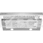 Вытяжка встраиваемая Kuppersberg Slimlux IV 60 X ширина 55,2 см, отвод/рециркуляция, 550 м3/час, механическое кнопочное управление, 3 скорости, светодиодное освещение 2х2 Вт, металлические жироулавливающие фильтры, угольный фильтр KF-Y (опция), цвет нержавеющая сталь, корпус серый, фото8