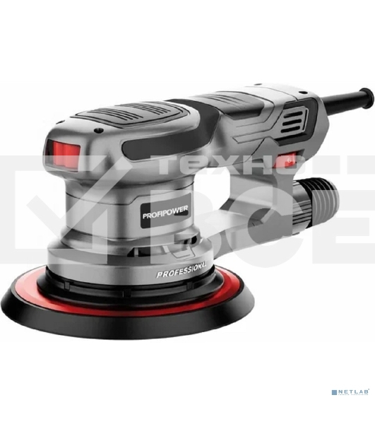 Бесщеточная сетевая шлифмашина эксцентриковая PROFIPOWER МШЭ-150 (150мм, 350Вт, бесщеточный, 4000-10000 об/мин, 5мм амплитуда, кабель 5м) E0309