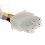 Разветвитель питания Cablexpert CC-PSU-82, Molex+SATA->PCI-Express 8pin, для подключения в/к PCI-Е (8pin) к б/п ATX, фото9