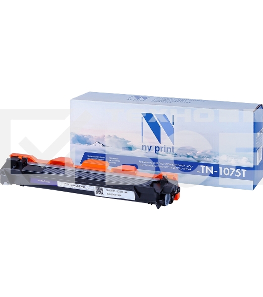 Картридж NV Print NV-TN1075T (тип TN-1075) Black черный, 1000 стр., для Brother HL-1110R/1112/1210WR/1212/DCP-1510R/1512/1610WR/1612WR/MFC-1810R/1815/1912WR