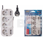 Сетевой фильтр Most СHV 5м (6 розеток) белый (коробка), фото 1