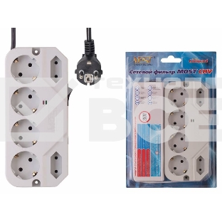 Сетевой фильтр Most СHV 5м (6 розеток) белый (коробка)