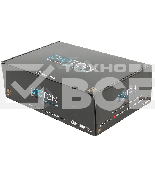 Блок питания Chieftec BDF-750C, 750Вт 80 PLUS Bronze, 140мм, модульный, черный