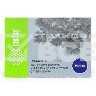 Картридж матричный Cactus CS-MD910 черный (4 мм, 0.2 м, 220 000 знаков) для Citizen MD-910